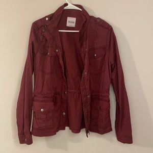 Mudd maroon jacket
